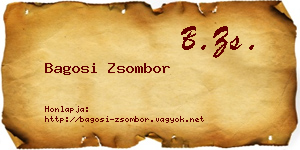 Bagosi Zsombor névjegykártya